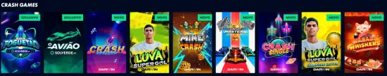 Opções de crash games na Solverde