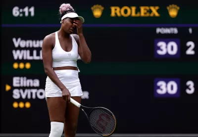 Venus Williams contra Elina Svitolina