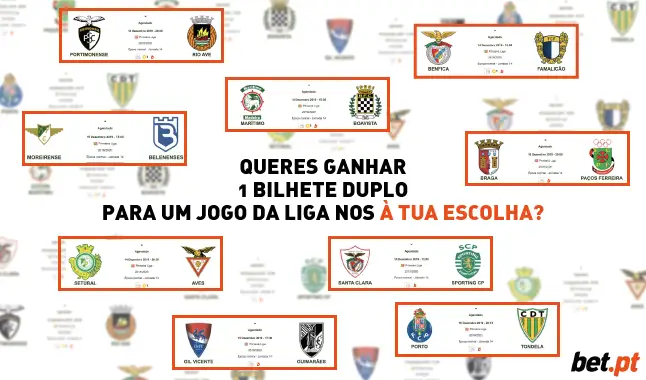 Ganha um bilhete duplo para um jogo da Liga NOS à tua escolha!