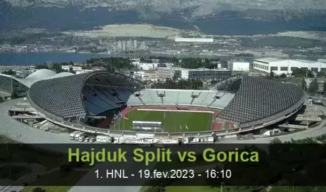 HNK Hajduk Split x HNK Gorica » Placar ao vivo, Palpites, Estatísticas +  Odds