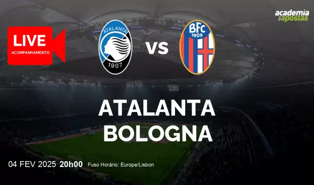 Atalanta Bologna livestream | Coppa Italia | 04 fevereiro 2025