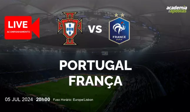 Portugal França livestream | Campeonato Europeu | 05 julho 2024