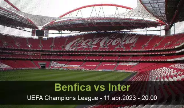 Jogo em Direto Benfica Inter Champions 1 Mão - SL Benfica